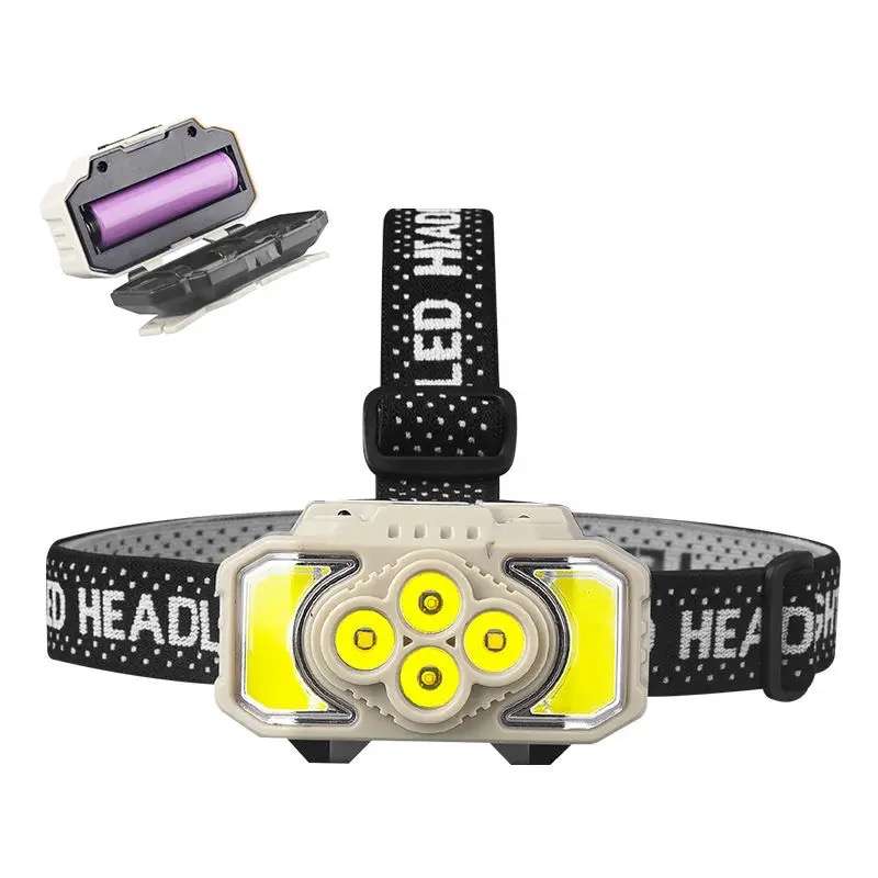 Bright Headlight COB + 4 LED