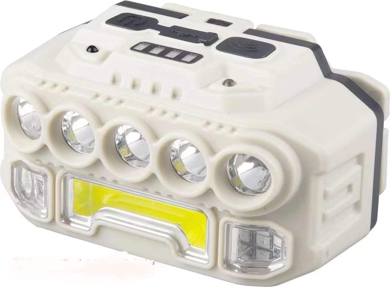 Bright Headlight COB + 5 LED